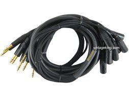 Mogami Gold 8 TRS to XLRM - 15'