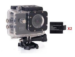 Veezy Cam 12MP Full HD 1080P Bicycle Helmet Sports DV Action Waterproof Car Camera (Black) N9