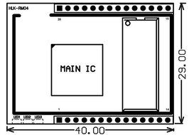Hi-link RS232 RS485 Internal/Built-in Antenna WiFi Module with HLK-RM04 Test Board Startkit N3