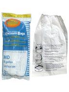 3 MD Modern Day 8 gallon 720H-5, 720-5 Allergen Style Central Vacuum System Bag Flomaster, Silent Master, AirFlo...