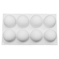 8-Cavity Round Pillow Design Silicone Mousse Cake Mould Cake Mold Silicone Flexible For Mousse Cake Breads Cornbread... N3