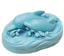 WYD Handmade Soap Mold DIY Dolphin Mold Chocolate Cake Mold Silicone Mold Baking Mold N2