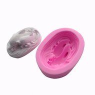 WYD Handmade Soap Mold DIY Dolphin Mold Chocolate Cake Mold Silicone Mold Baking Mold N3