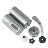 Burr Manual Coffee Grinder Mill - Stainless Steel with Handle - Directions Included N4