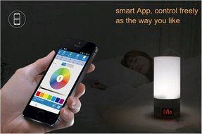 MagiMent Wireless Bluetooth Speakers with Smart Touch LED Mood Lamp Alarm Clock Muisc Player Hands-Free Calls... N2