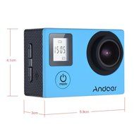 Andoer 4K 30fps/1080P 60fps Full HD 16MP Action Camera Waterproof 30m WiFi 2.0"LCD Sports Helmet Bike DV Cam Camcorder... N21