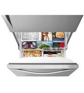 Whirlpool WRB329DMBW 18.5 Cu. Ft. White Bottom Freezer Refrigerator - Energy Star N2