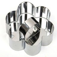 Ankoow Mousse Ring Cake Mold Stainless Steel Round Shape Kitchen DIY Bakeware Tools N7