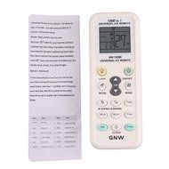 SkyQ Universal Air Conditioner Remote Control AC Remote Replacement K-1028E (1000 in 1) with LCD Backlight N4