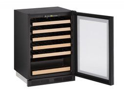 U-Line U1224WCINT00A Built-In Wine Storage, 24", Stainless Steel