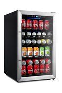 Kalamera 150-can Beverage Refrigerator Stainless Steel Touch Control