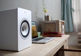 KEF X300A Wireless Digital Hi-Fi Speaker System - Gunmetal Grey (Pair) N2