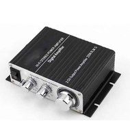 700W 12V Mini Hi-Fi Amplifier Booster Radio MP3 Stereo with Power Audio Cable for Car Motorcycle Home