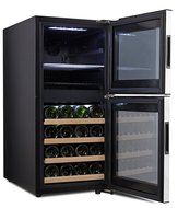 Whynter BCR-291SB Freestanding Fromagerator Wine and Cheese Center, Black N3