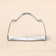Sher Fashion Girl Handbag Shape Cookie Cutters Fuirt Cut Moulds Stainless Steel N3