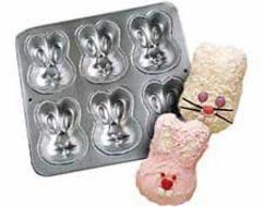 Wilton Mini Cakes Bunny Rabbit Pan Mold ~ 6 Bunnies per Pan