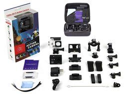 eXuby X1000 Action Camera + Shockproof Carrying Case with LARGE 2&quot; Inch Display, WIDE 170&deg; Angle Lens, WiFi And... N2