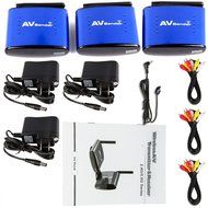 PAKITE PAT-530 5.8GHz Wireless Audio Video Transmitter and Receiver 200M with IR Extender for Controlling DVD...