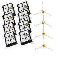 LOOYUAN Side Brushes and Filters Replacement For iRobot Roomba 800 Series 870 880 Robotic Vacuum Parts-Include...