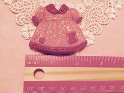 Baby Girl Dress, baby shower, It's a girl Silicone Mold By Oh! Sweet Art FDA Approved for Food N3