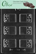 Cybrtrayd K117 Little Electronic Game Chocolate Candy Mold with Exclusive Cybrtrayd Copyrighted Chocolate Molding...