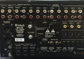 McIntosh MX 130 Audio/Video Control Center