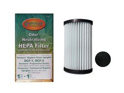 (1) Kenmore Bagless Pleated Tower HEPA w/activated Charcoal Filters &amp; 2 caps, Upright bagless, Sears 300 Series...
