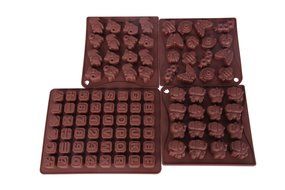 Silicone Insects Butterfly Chocolate Hard Candy Mold Set Heat Resistant - 4 Piece Set 7 x 6.5 x 1 inches N5