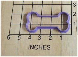 Dog Bone Shape Fondant Cookie Cutter #1072 N2