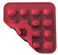 Siliconezone My Animals Collection 6.9" Non-Stick Silicone Panda Chocolate Mold, Green N12