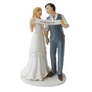 GSPORT Wedding Cake Toppers Bride and Groom Resin Dolls Wedding Decoration 20 pieces Design (K) N32