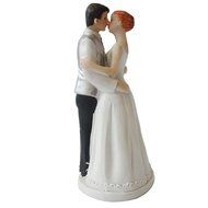 GSPORT Wedding Cake Toppers Bride and Groom Resin Dolls Wedding Decoration 20 pieces Design (K) N33