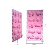 Always Your Chef Silicone Plants vs Zombies Chocolate Candy Molds Mini Cupcake Molds Baking Cups, Random Colors N2