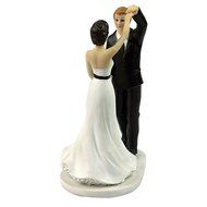 GSPORT Wedding Cake Toppers Bride and Groom Resin Dolls Wedding Decoration 20 pieces Design (K) N39