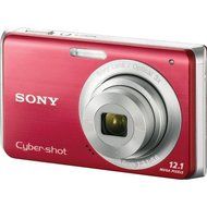 Sony Cybershot DSC-W190 12.1MP Digital Camera with 3x Super Steady Shot Stabilized Zoom and 2.7 inch LCD (Red)