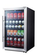 Kalamera 150-can Beverage Refrigerator Stainless Steel Touch Control N2