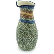 Polish Pottery Pitcher 44 oz Grecian Sea N2