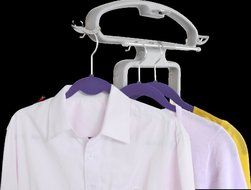 SALAV Professional Series GS42-DJ Black Dual Bar Garment Steamer with Multifunctional Hanger, 1500-watt, Black N10
