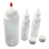 Fox Run 3pc Icing Bottle Set - Cake Cupcake Cookie Pastry Frosting Decorating