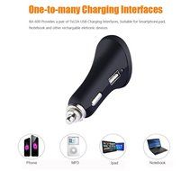 Bluetooth FM Transmitter, Elobeth Car Charger With Bluetooth Adapter Hands-free AUX Cable, Car Bluetooth Receiver N2