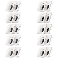 Acoustic Audio CS-IW520 In Wall Speaker 10 Pair Pack 2 Way Home Theater 4000 Watt CS-IW520-10PR