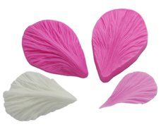 FOUR-C Decorating Tools Leaf Veiner Fondant Molds Cupcake Topper Color Pink N3