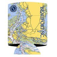 Altered Latitudes Beaufort NC Chart Standard Beverage Cooler (4-Pack)