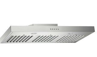 KOBE Range Hoods RAX2142SQB-1 3-Speed 750 CFM Stainless Steel Brillia Under Cabinet Range Hood, 42" N6