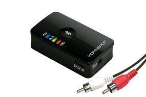 HomeSpot MultiLink Bluetooth Audio Receiver Dongle, Connect to 2 Mobile Devices At Once USB 2.5A N2