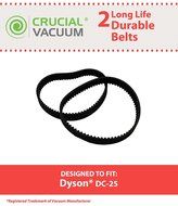 2 Dyson DC25 Vacuum Geared Long Life Belts, Compare to Dyson DC-25 Part 914006-01 (91400601), Designed and Engineered...