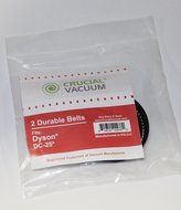 2 Dyson DC25 Vacuum Geared Long Life Belts, Compare to Dyson DC-25 Part 914006-01 (91400601), Designed and Engineered... N2