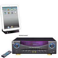 Pyle Stereo Receiver and iPod Dock Package - PT570AU 5.1 channel 350 Watts Build-In AM/FM Radio /USB/SD card Amplifier... N2