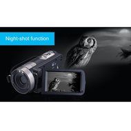 SSstar FHD 1080P Digital Video Camera Camcorder with Night Vision 24MP 3 Inch Touch Screen Color Black