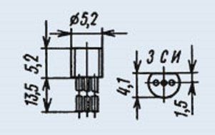 Transistors silicon KP364E USSR 25 pcs N2